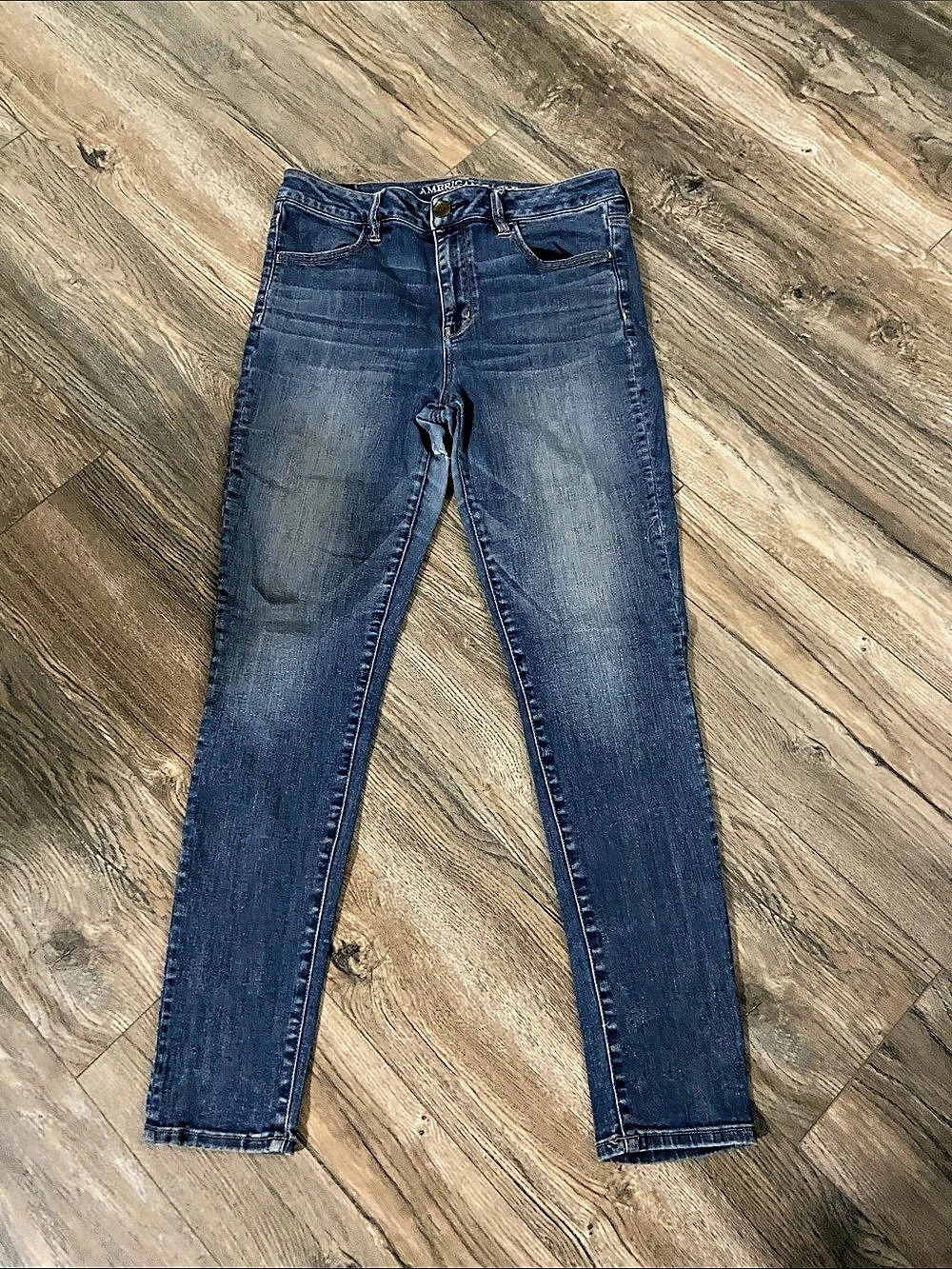American Eagle Outfitters Hi-Rise Jegging Blue Jeans Waist 10